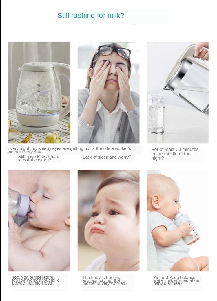 Baby PPSU Glass PP Bottle Three Materials Wide-bore Quick Flush Anti-colic Newborn Milk Training Feeding Accessories Water