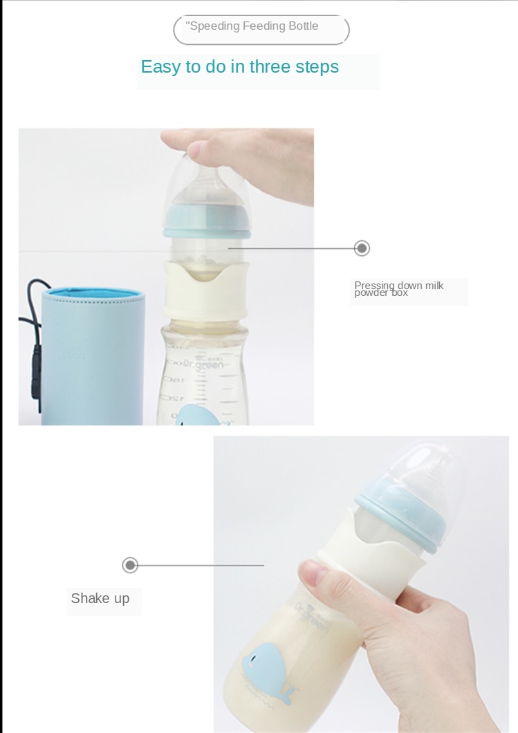 Baby PPSU Glass PP Bottle Three Materials Wide-bore Quick Flush Anti-colic Newborn Milk Training Feeding Accessories Water