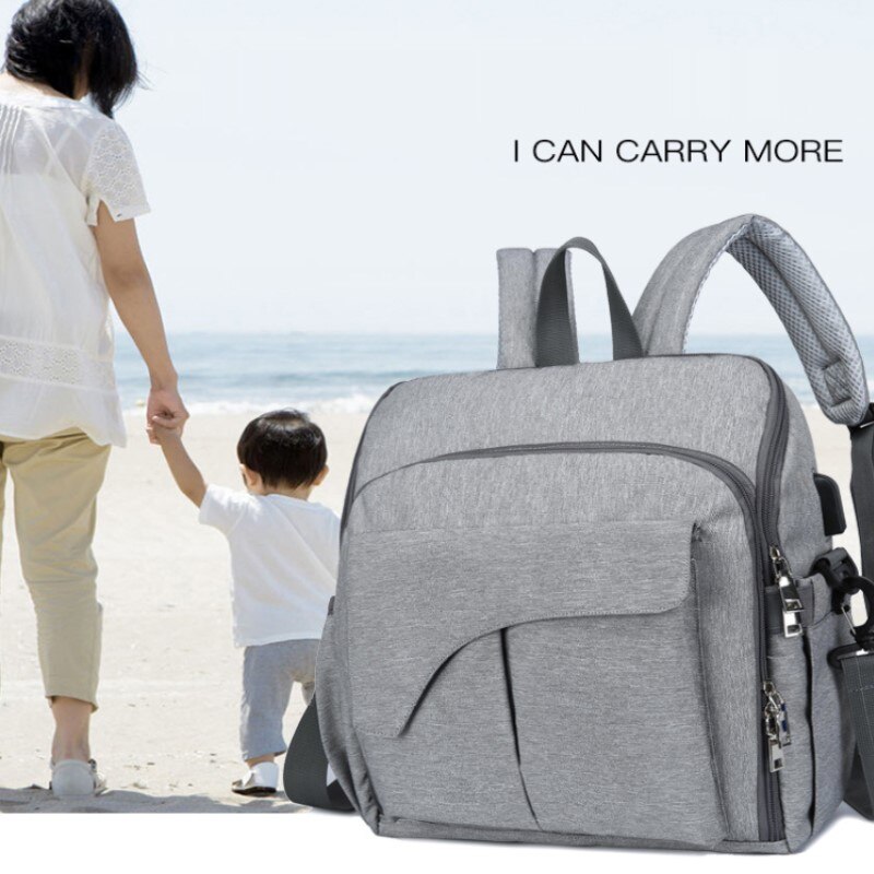 5Color Baby Diaper Bag Multifunction Folding Baby Mom Travel Backpack Large Capacity Nappy Maternity Care Women Bag Nursing Bags 5Color Baby Diaper Bag Multifunction Folding Baby Mom Travel Backpack Large Capacity Nappy Maternity Care Women Bag Nursing Bags