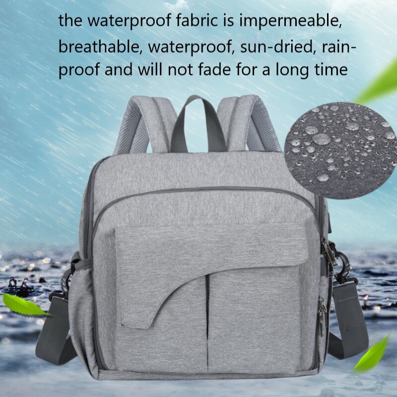 5Color Baby Diaper Bag Multifunction Folding Baby Mom Travel Backpack Large Capacity Nappy Maternity Care Women Bag Nursing Bags 5Color Baby Diaper Bag Multifunction Folding Baby Mom Travel Backpack Large Capacity Nappy Maternity Care Women Bag Nursing Bags