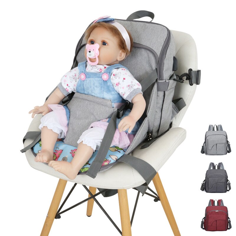 5Color Baby Diaper Bag Multifunction Folding Baby Mom Travel Backpack Large Capacity Nappy Maternity Care Women Bag Nursing Bags 5Color Baby Diaper Bag Multifunction Folding Baby Mom Travel Backpack Large Capacity Nappy Maternity Care Women Bag Nursing Bags