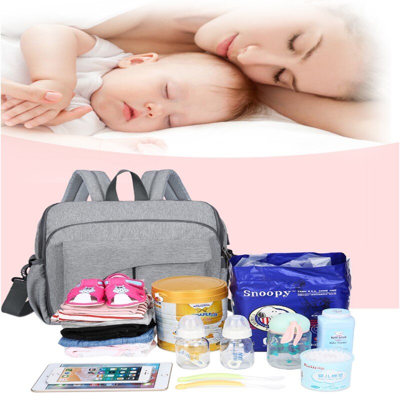 5Color Baby Diaper Bag Multifunction Folding Baby Mom Travel Backpack Large Capacity Nappy Maternity Care Women Bag Nursing Bags 5Color Baby Diaper Bag Multifunction Folding Baby Mom Travel Backpack Large Capacity Nappy Maternity Care Women Bag Nursing Bags