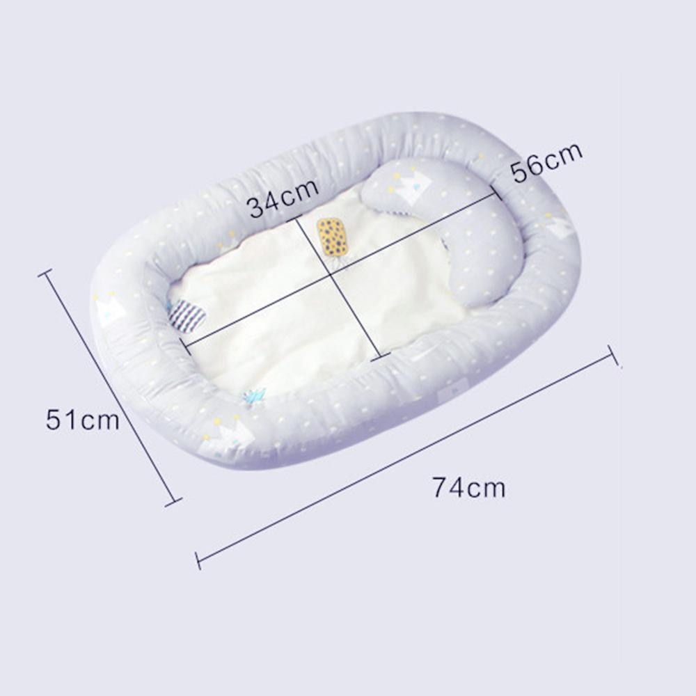 Portable Baby Nest Bed Crib Removable Washable Protect Cushion with Pillow Crib Travel Bed Infant Toddler for Newborn Baby Bed Portable Baby Nest Bed Crib Removable Washable Protect Cushion with Pillow Crib Travel Bed Infant Toddler for Newborn Baby Bed