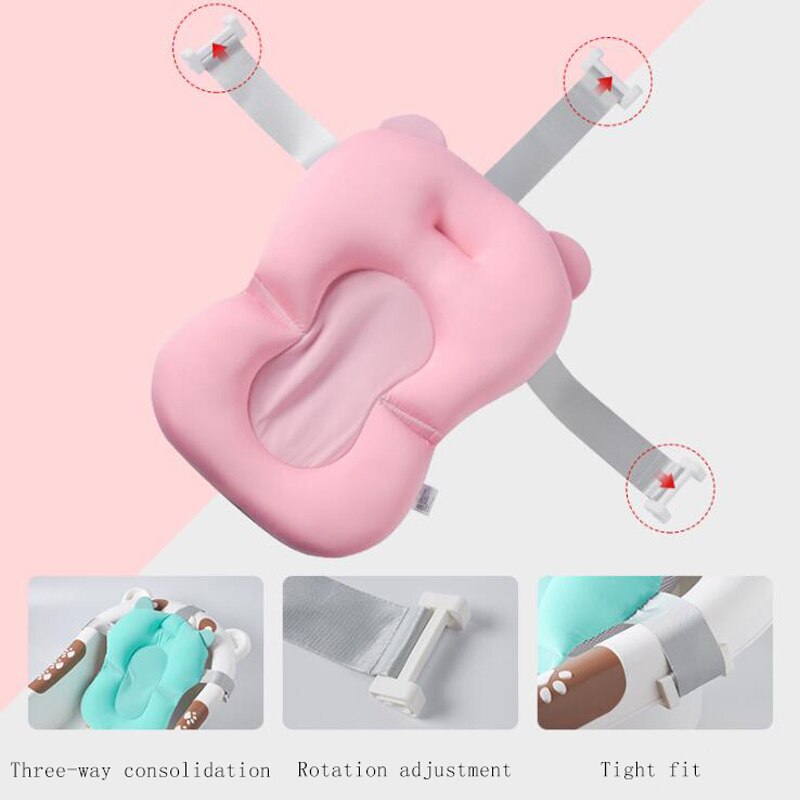 Non-slip Baby Bath Mat Tub Baby Shower Portable Mattress Air Mattress Pad Cute Wind Newborn Bathroom Safety Products Non-slip Baby Bath Mat Tub Baby Shower Portable Mattress Air Mattress Pad Cute Wind Newborn Bathroom Safety Products