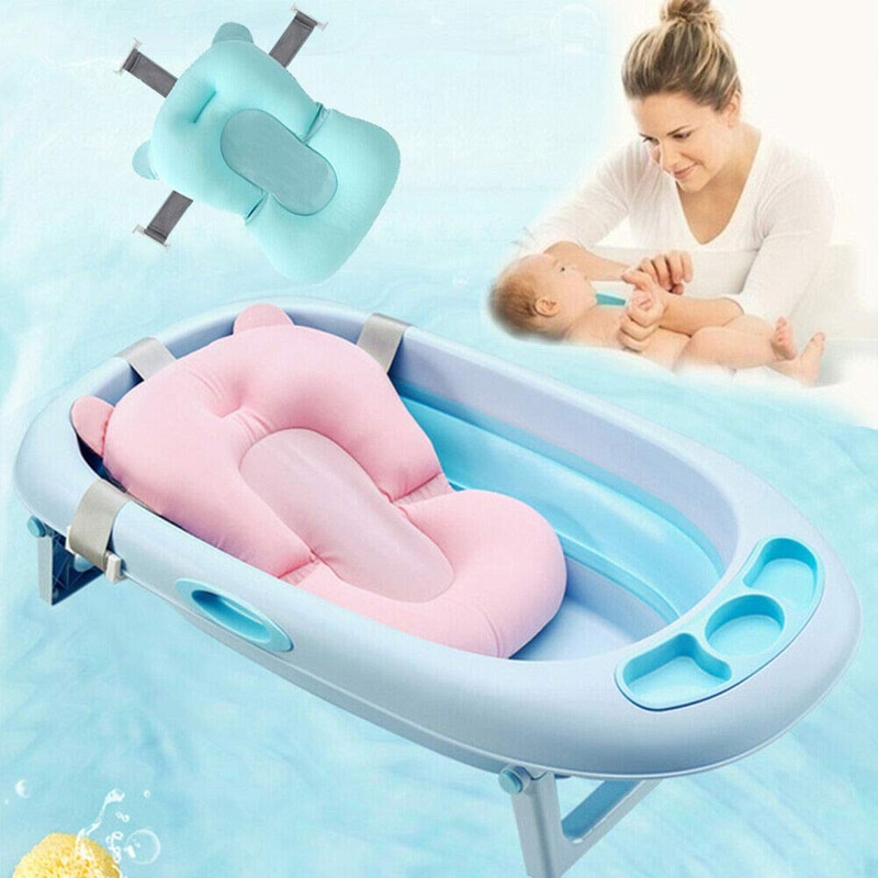 Non-slip Baby Bath Mat Tub Baby Shower Portable Mattress Air Mattress Pad Cute Wind Newborn Bathroom Safety Products Non-slip Baby Bath Mat Tub Baby Shower Portable Mattress Air Mattress Pad Cute Wind Newborn Bathroom Safety Products