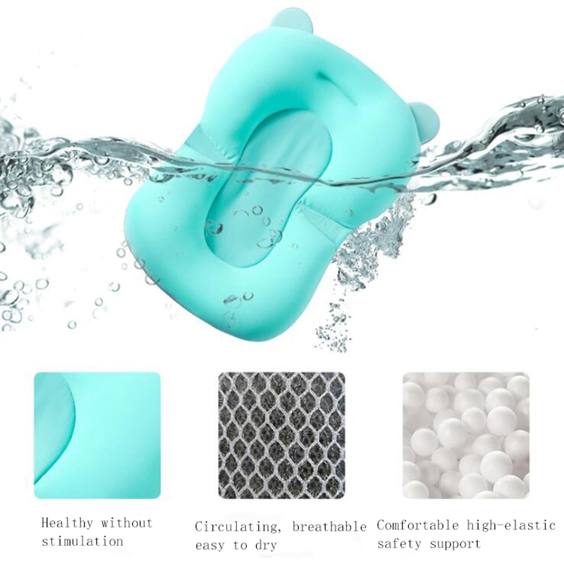 Non-slip Baby Bath Mat Tub Baby Shower Portable Mattress Air Mattress Pad Cute Wind Newborn Bathroom Safety Products Non-slip Baby Bath Mat Tub Baby Shower Portable Mattress Air Mattress Pad Cute Wind Newborn Bathroom Safety Products