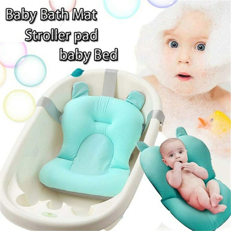 Non-slip Baby Bath Mat Tub Baby Shower Portable Mattress Air Mattress Pad Cute Wind Newborn Bathroom Safety Products Non-slip Baby Bath Mat Tub Baby Shower Portable Mattress Air Mattress Pad Cute Wind Newborn Bathroom Safety Products