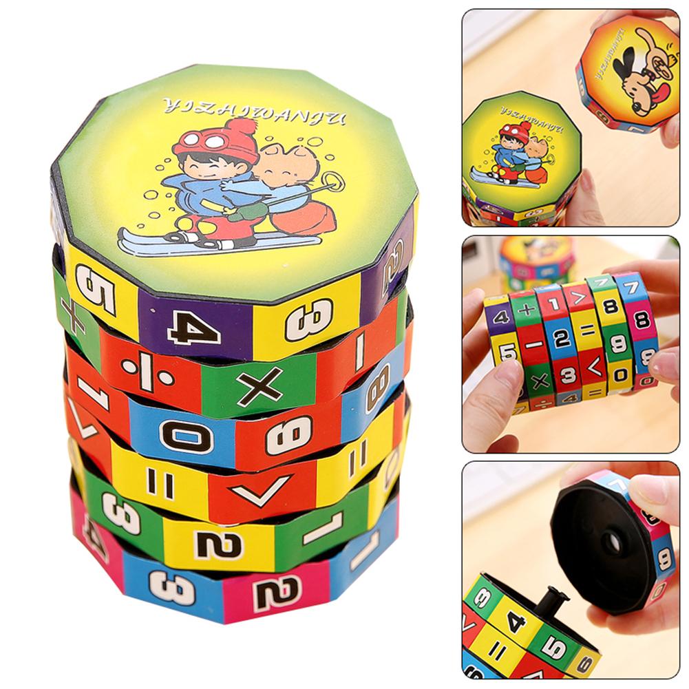 Children Montessori Games Mathematics Numbers Magic Cube Toy Puzzle Game Kids Learning Education Math Toy Fun Calculate Game