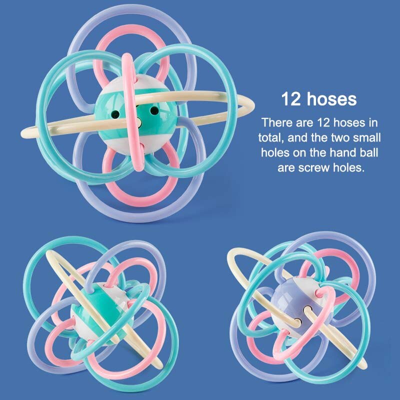 Hands Grasping Rattle Ball Early Educational Infant Toys Ball Baby Toys 0 12 Months Teethers For Teeth Newborn Toy For Babies