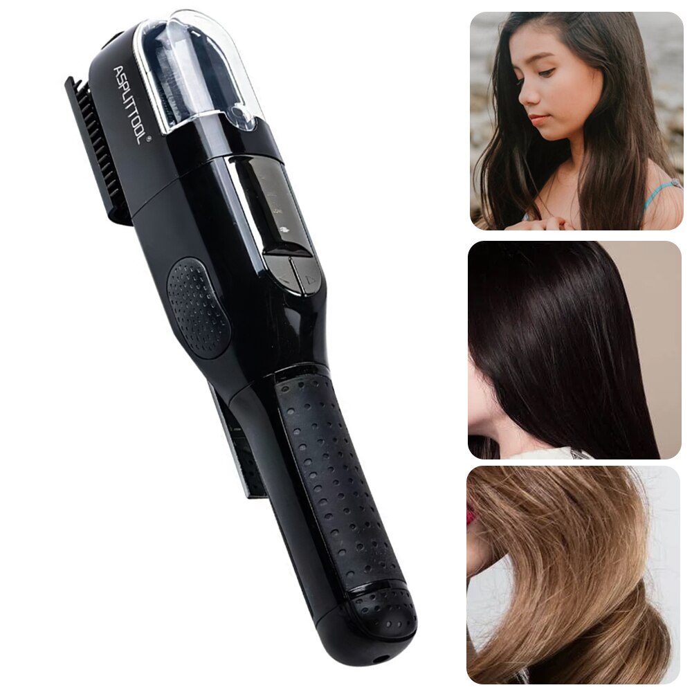 Cordless Split End Hair Trimmer for Men and Women Includes Fixed 1/4″ Trim Settings Includes Hair Accessories and Carrying Bag Cordless Split End Hair Trimmer for Men and Women Includes Fixed 1/4