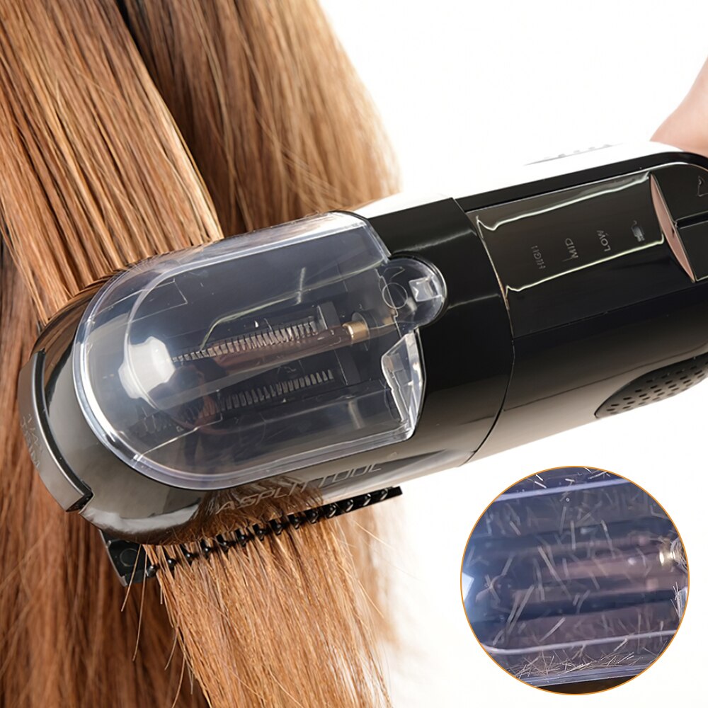 Cordless Split End Hair Trimmer for Men and Women Includes Fixed 1/4″ Trim Settings Includes Hair Accessories and Carrying Bag Cordless Split End Hair Trimmer for Men and Women Includes Fixed 1/4