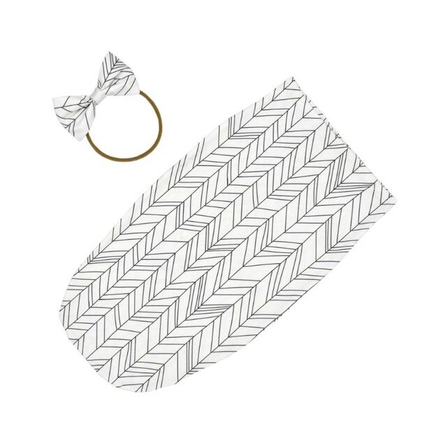 Soft Cotton Infant Swaddle Muslin Blanket Newborn Baby Wrap Swaddling Blanket Sleeping Bag+Headband Outfits Set Soft Cotton Infant Swaddle Muslin Blanket Newborn Baby Wrap Swaddling Blanket Sleeping Bag+Headband Outfits Set