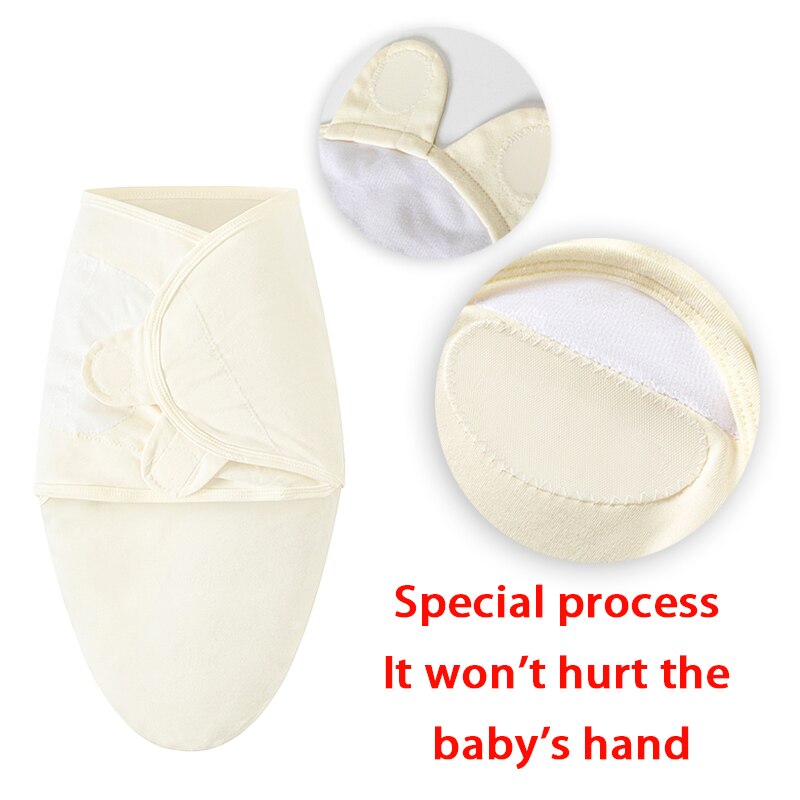 Babies Sleeping Bags Newborn Baby Cocoon Swaddle Wrap Envelope 100%Cotton 0-3 Months Baby Blanket Swaddling Wrap Sleepsack