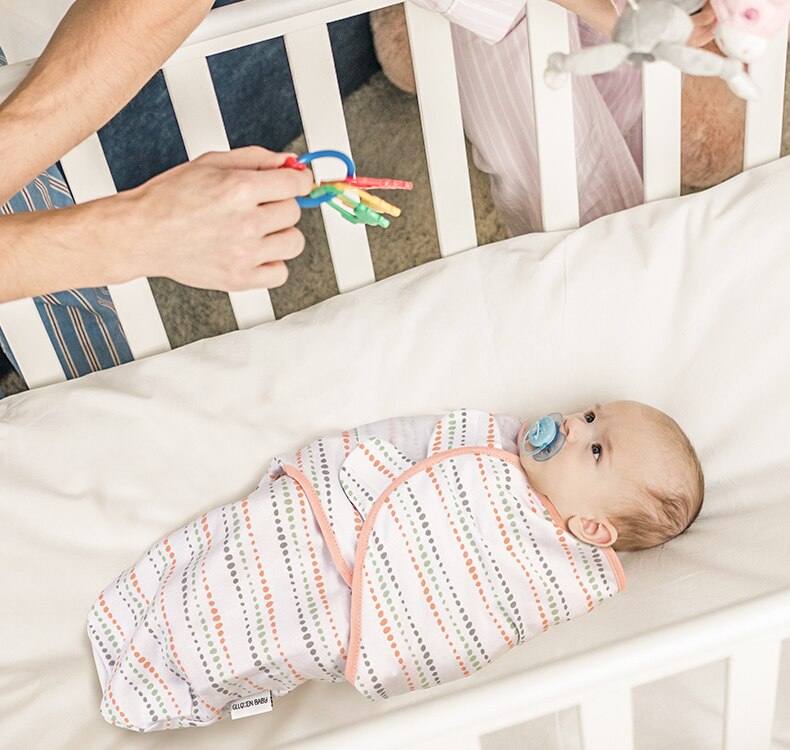 100% Organic Cotton Baby Swaddle Wrap for Infant