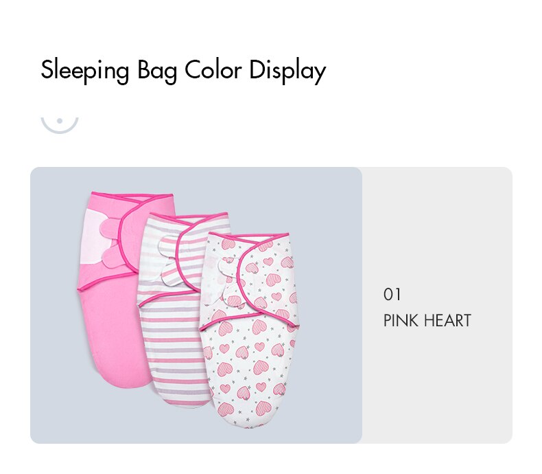 100% Organic Cotton Baby Swaddle Wrap for Infant