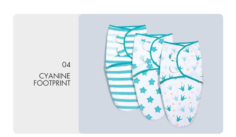 100% Organic Cotton Baby Swaddle Wrap for Infant