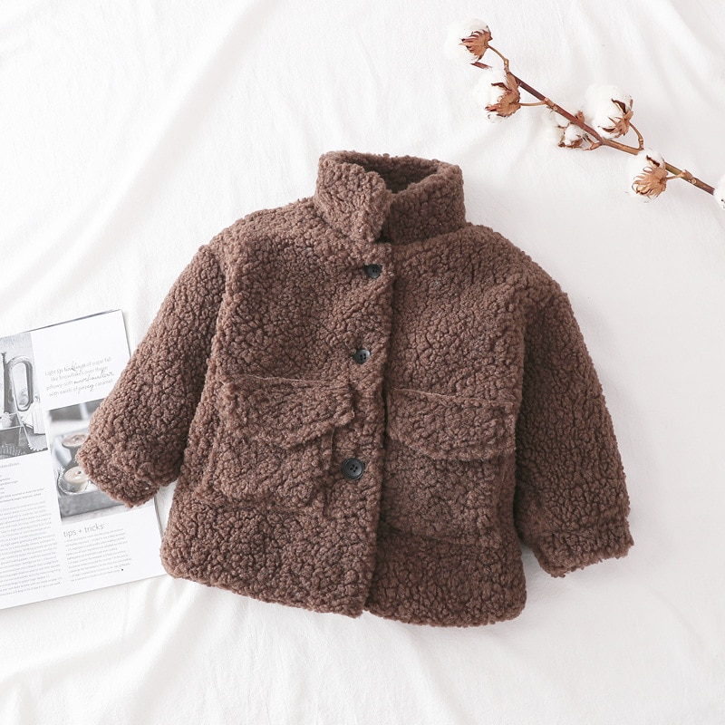 Fashion Outwear Infant Toddler Winter Jacket Wool Warm Coat Fashion Outwear Infant Toddler Winter Jacket Wool Warm Coat