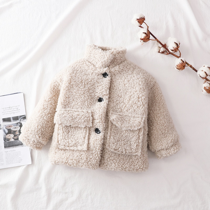 Fashion Outwear Infant Toddler Winter Jacket Wool Warm Coat Fashion Outwear Infant Toddler Winter Jacket Wool Warm Coat