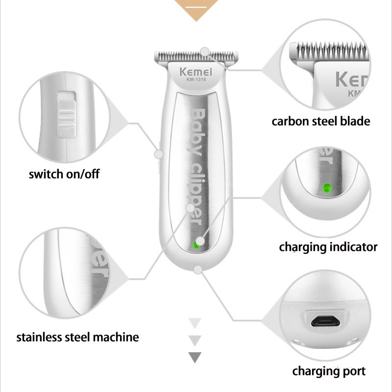 Mini Electric Baby Hair Trimmer USB Rechargeable Mini Electric Baby Hair Trimmer USB Rechargeable