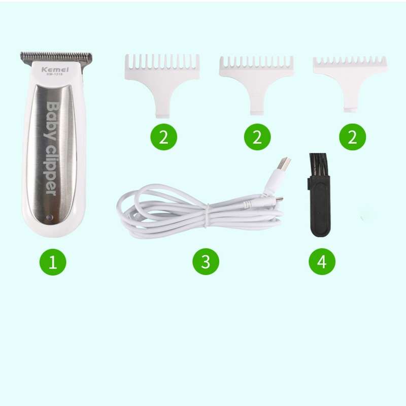 Mini Electric Baby Hair Trimmer USB Rechargeable