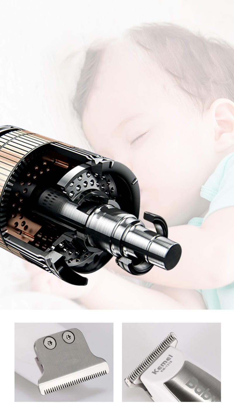 Mini Electric Baby Hair Trimmer USB Rechargeable