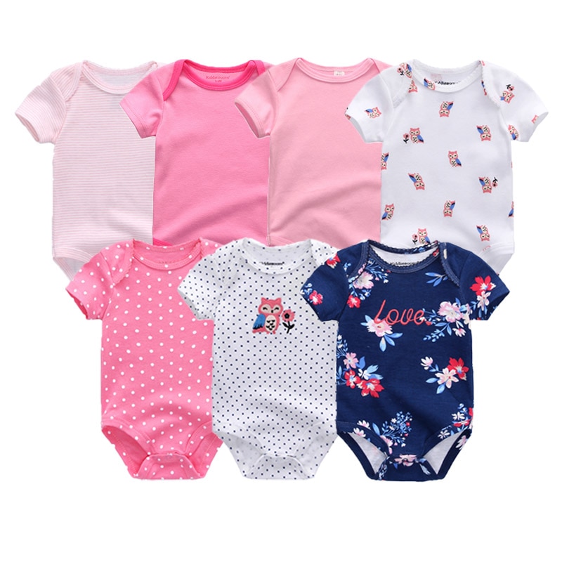 Unixes Newborn Baby Cotton Bodysuit Clothing 7Pcs Unixes Newborn Baby Cotton Bodysuit Clothing 7Pcs