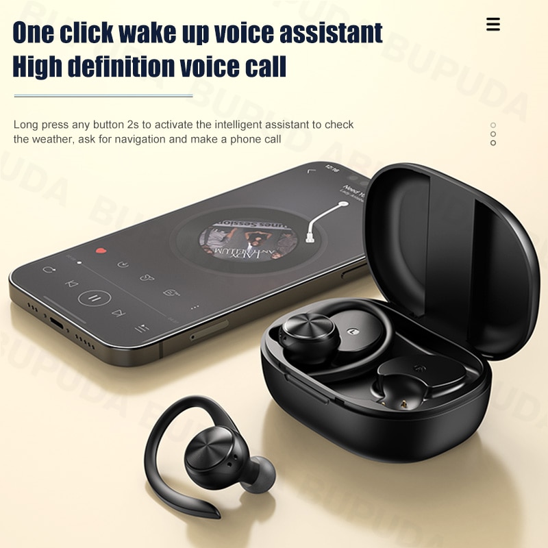 Sports Bluetooth Wireless Ear hooks Earphones with Mic IPX5 Waterproof Sports Bluetooth Wireless Ear hooks Earphones with Mic IPX5 Waterproof