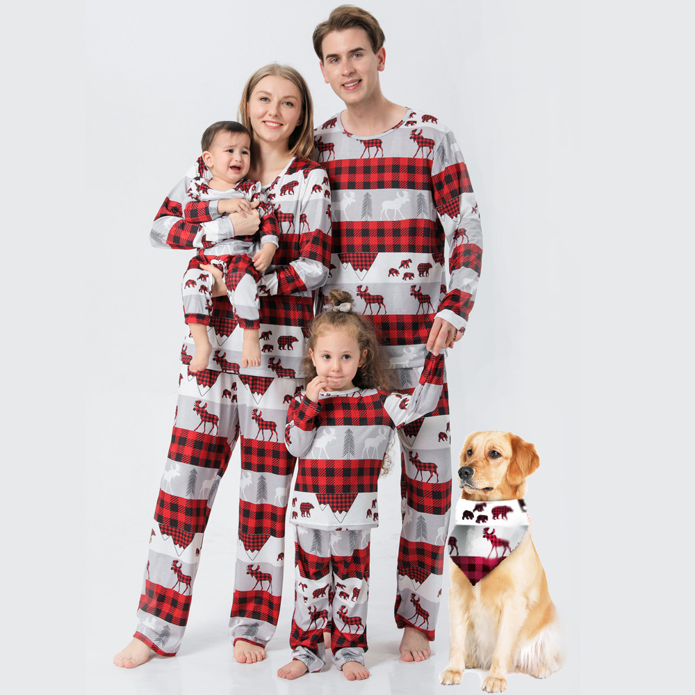 Winter Christmas Family Matching  pajamas set