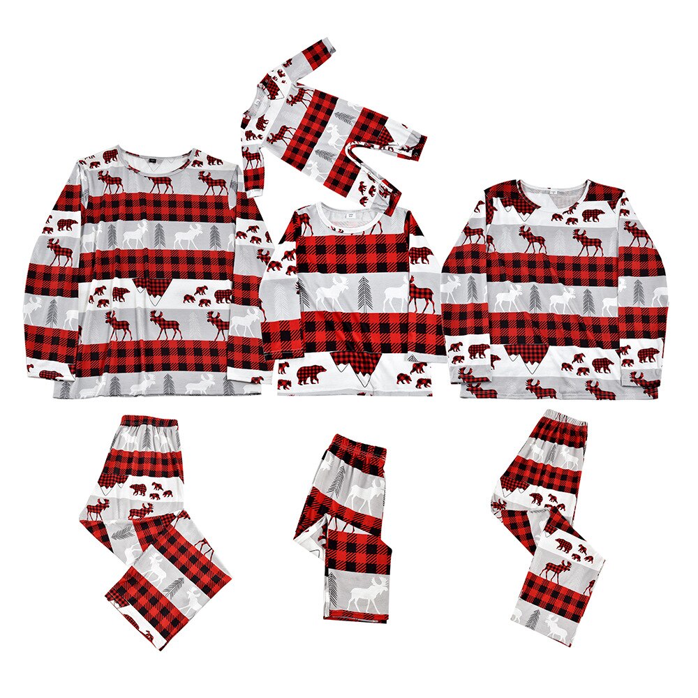 Winter Christmas Family Matching  pajamas set