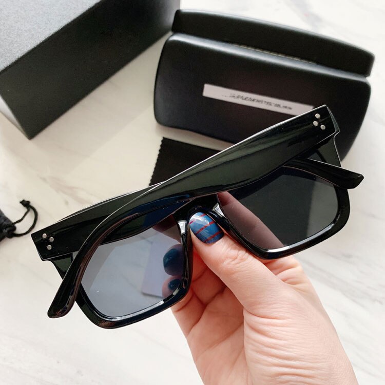 Vintage Women Luxury Square Sunglasses Brand Designer Retro Big Frame