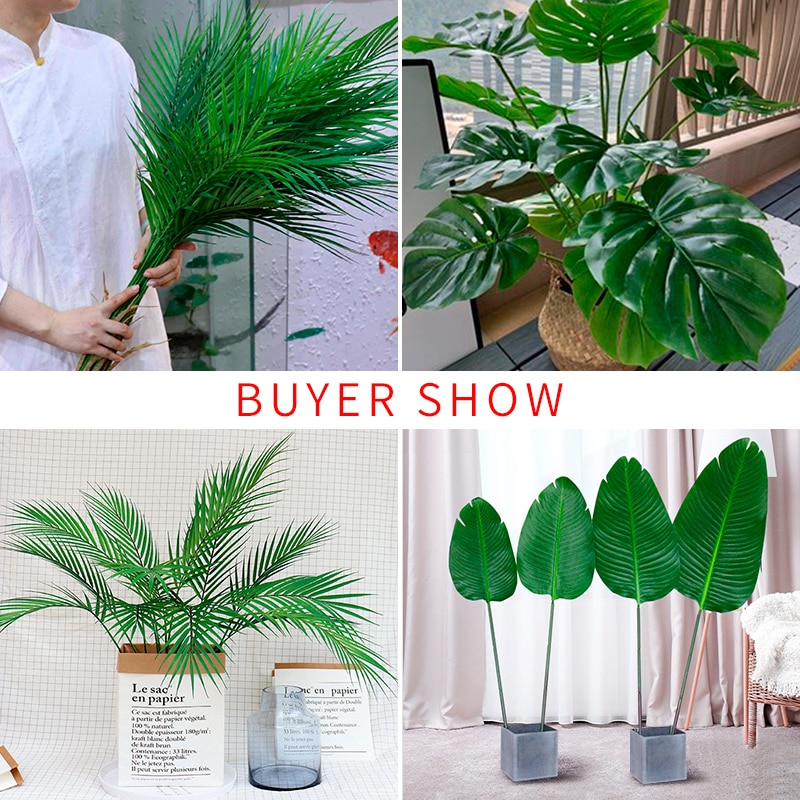36 Types Artificial Tropical Leaves Palm Trees Artificial Tree Branches 36 Types Artificial Tropical Leaves Palm Trees Artificial Tree Branches