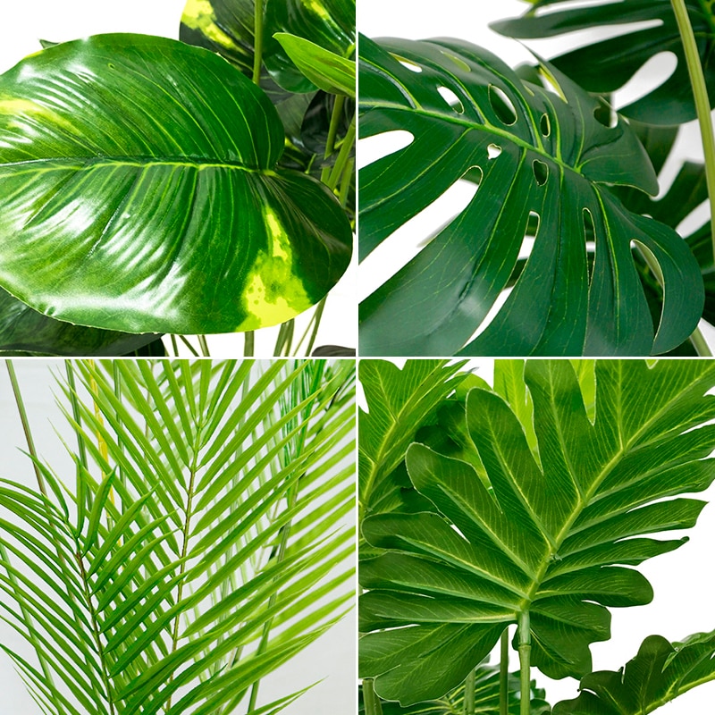 36 Types Artificial Tropical Leaves Palm Trees Artificial Tree Branches 36 Types Artificial Tropical Leaves Palm Trees Artificial Tree Branches