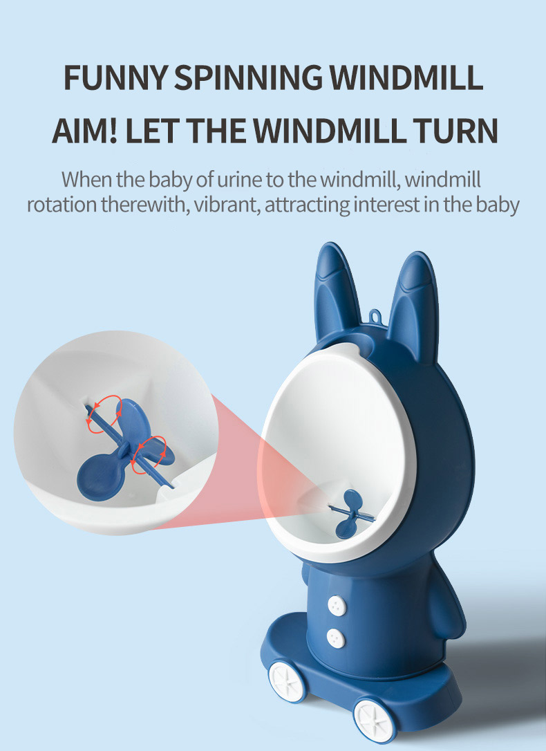 Portable Rabbit Baby Potty Toilet Stand Vertical Urinal Training For Boys