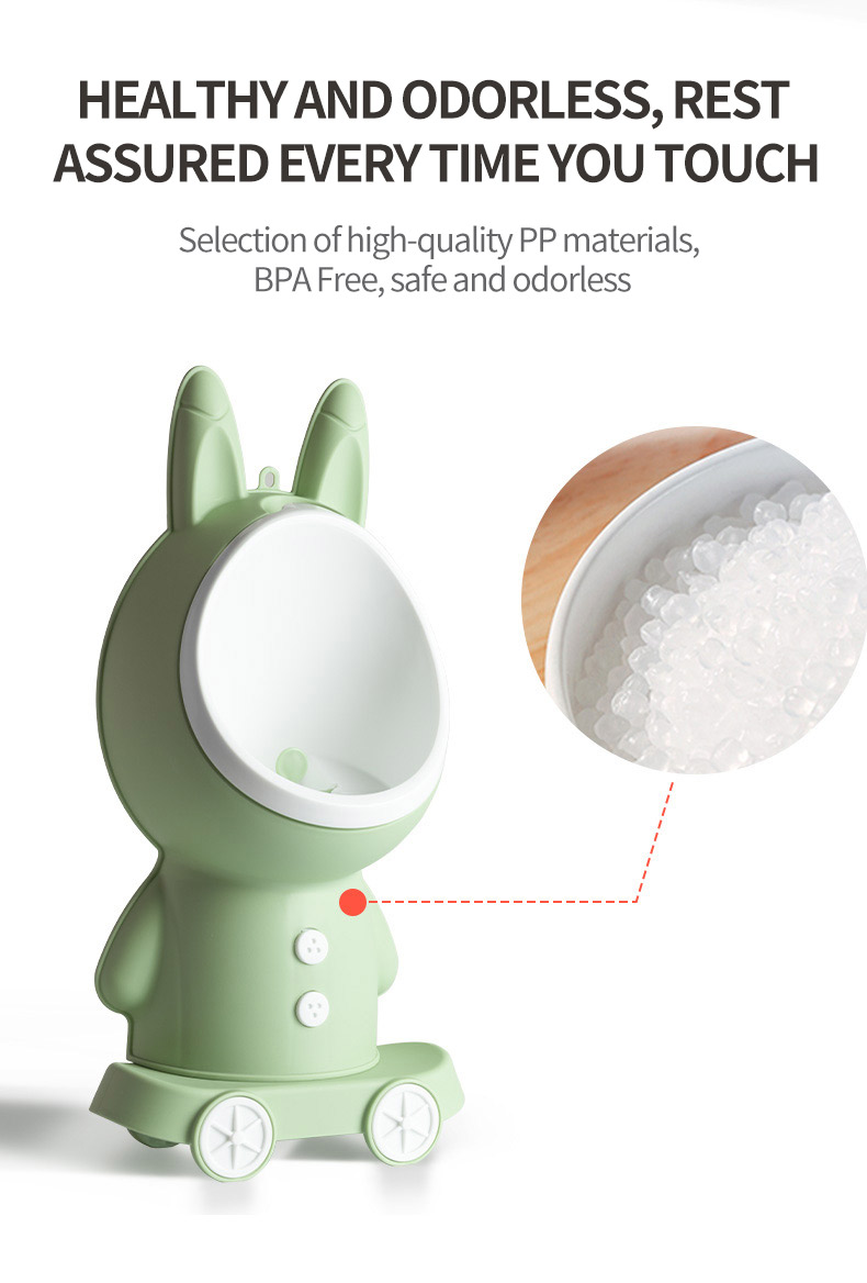 Portable Rabbit Baby Potty Toilet Stand Vertical Urinal Training For Boys