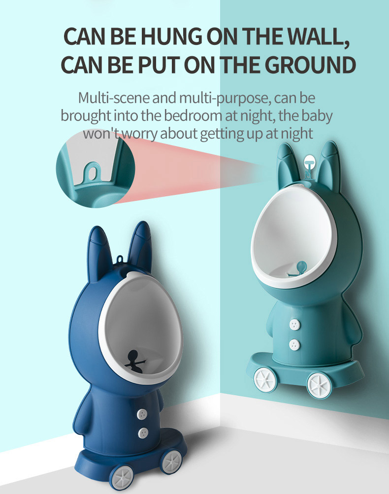 Portable Rabbit Baby Potty Toilet Stand Vertical Urinal Training For Boys