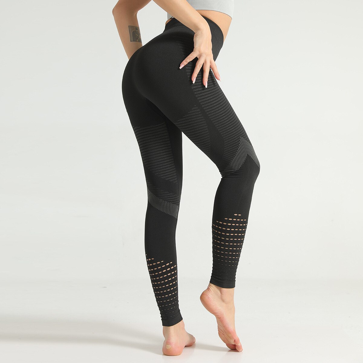 Women Seamless  Fitness Workout High Waist Legging