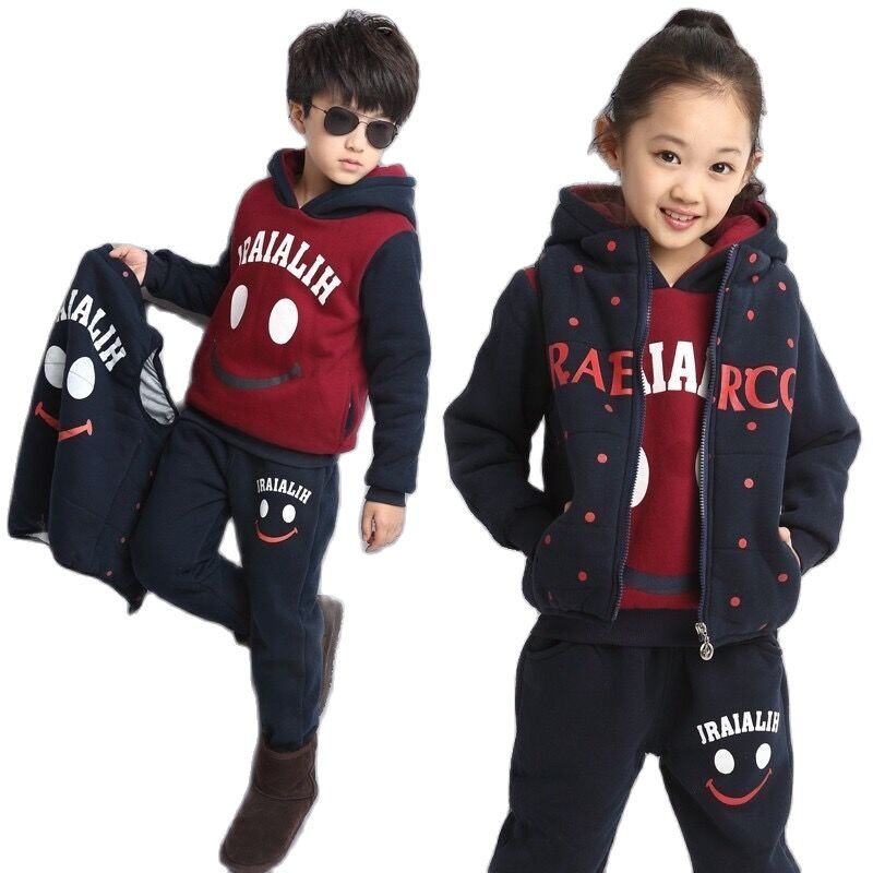 Kids 3 PCS Sets Warm Spring Clothing Kids 3 PCS Sets Warm Spring Clothing