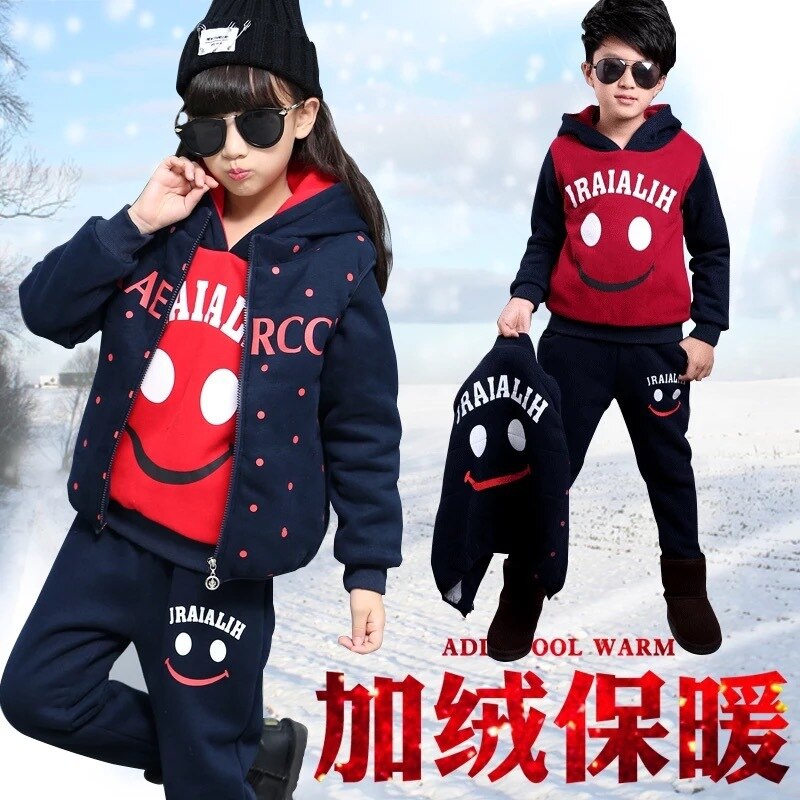 Kids 3 PCS Sets Warm Spring Clothing Kids 3 PCS Sets Warm Spring Clothing