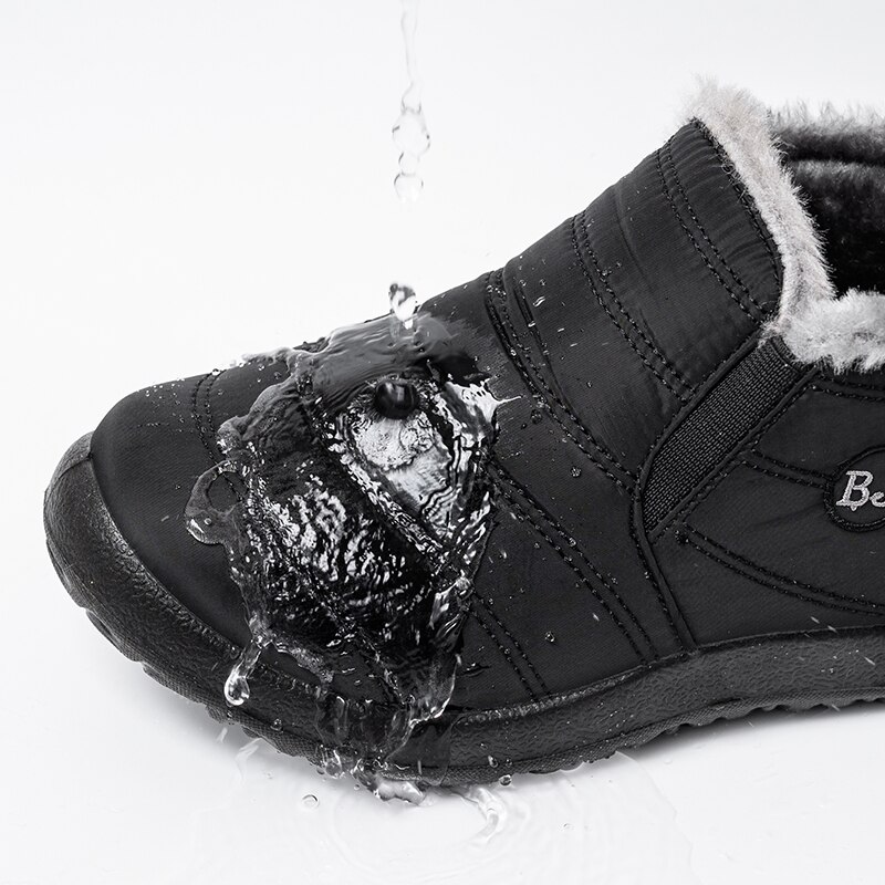 women snow Ankle-Boots plush waterproof Boots Plus Size women snow Ankle-Boots plush waterproof Boots Plus Size
