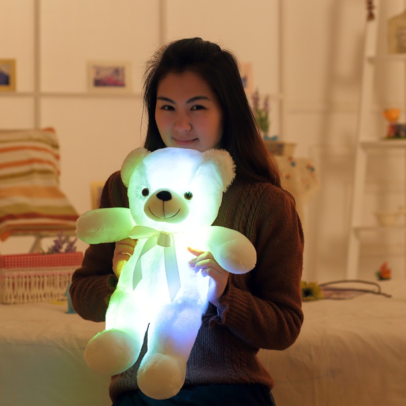 Colourful Glowing Teddy Bear Plush Toy Colourful Glowing Teddy Bear Plush Toy