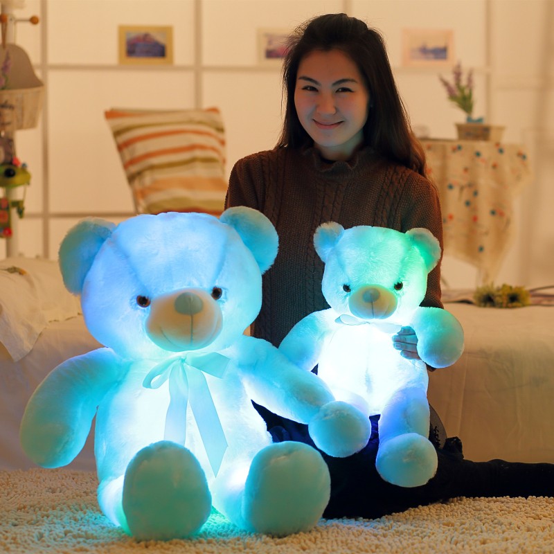 Colourful Glowing Teddy Bear Plush Toy Colourful Glowing Teddy Bear Plush Toy
