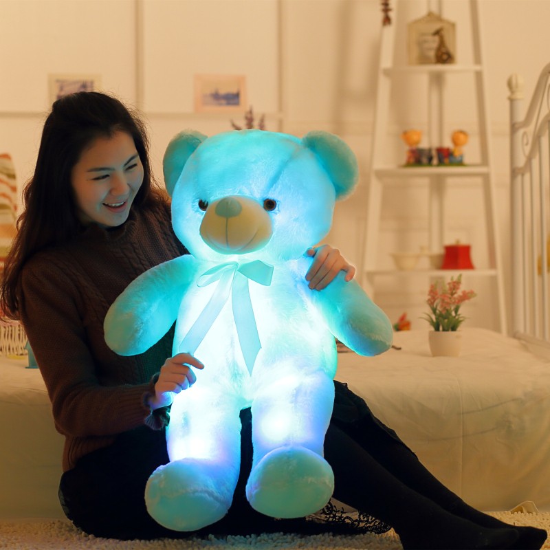 Colourful Glowing Teddy Bear Plush Toy Colourful Glowing Teddy Bear Plush Toy