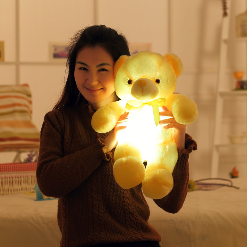 Colourful Glowing Teddy Bear Plush Toy Colourful Glowing Teddy Bear Plush Toy