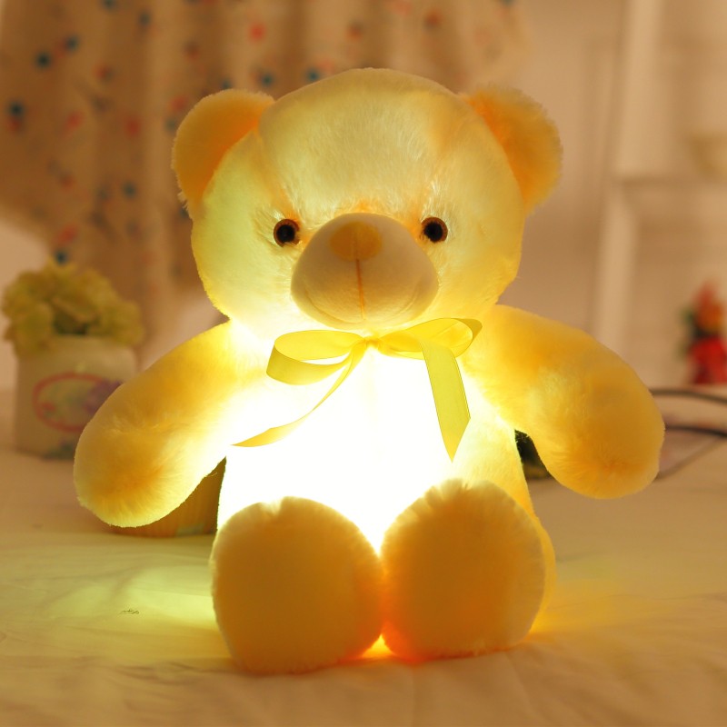 Colourful Glowing Teddy Bear Plush Toy Colourful Glowing Teddy Bear Plush Toy