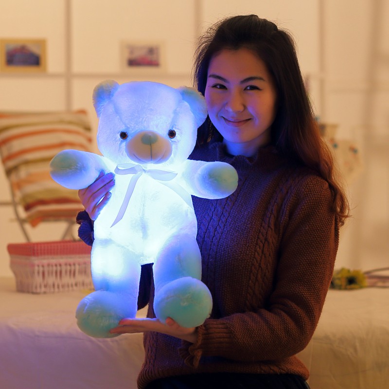 Colourful Glowing Teddy Bear Plush Toy Colourful Glowing Teddy Bear Plush Toy
