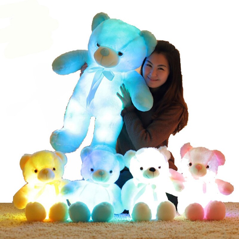 Colourful Glowing Teddy Bear Plush Toy Colourful Glowing Teddy Bear Plush Toy