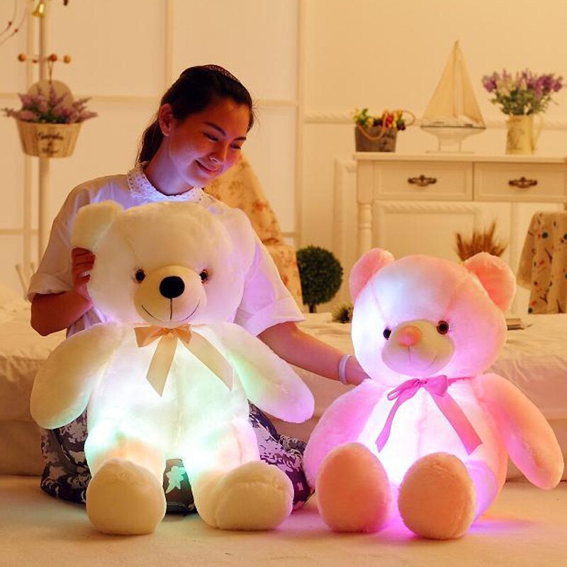 Colourful Glowing Teddy Bear Plush Toy Colourful Glowing Teddy Bear Plush Toy