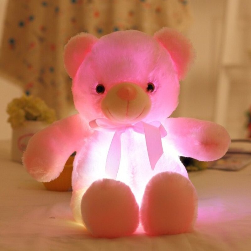 Colourful Glowing Teddy Bear Plush Toy Colourful Glowing Teddy Bear Plush Toy