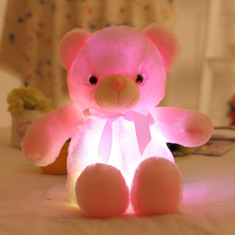 Colourful Glowing Teddy Bear Plush Toy Colourful Glowing Teddy Bear Plush Toy