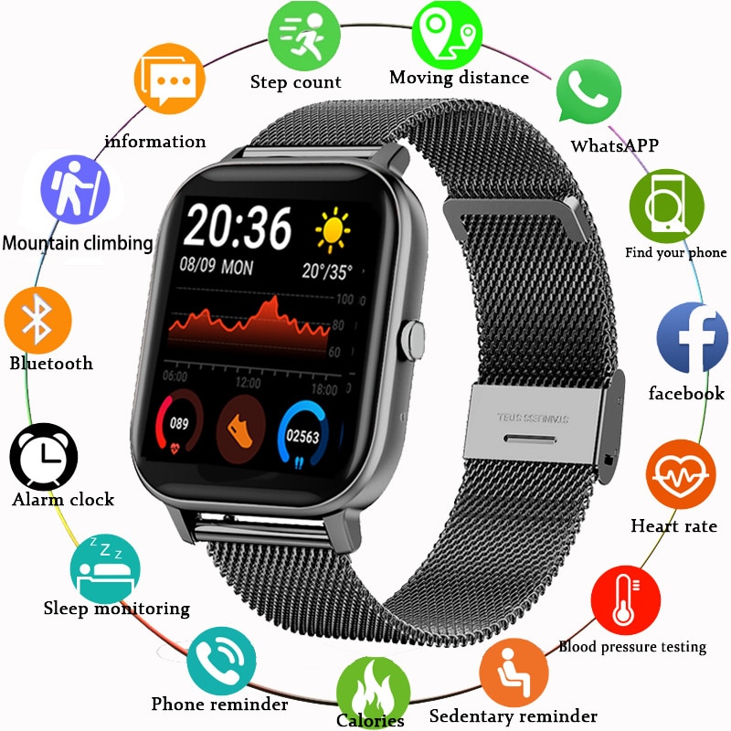 New Multi-function Bluetooth Unisex Smart Watch New Multi-function Bluetooth Unisex Smart Watch